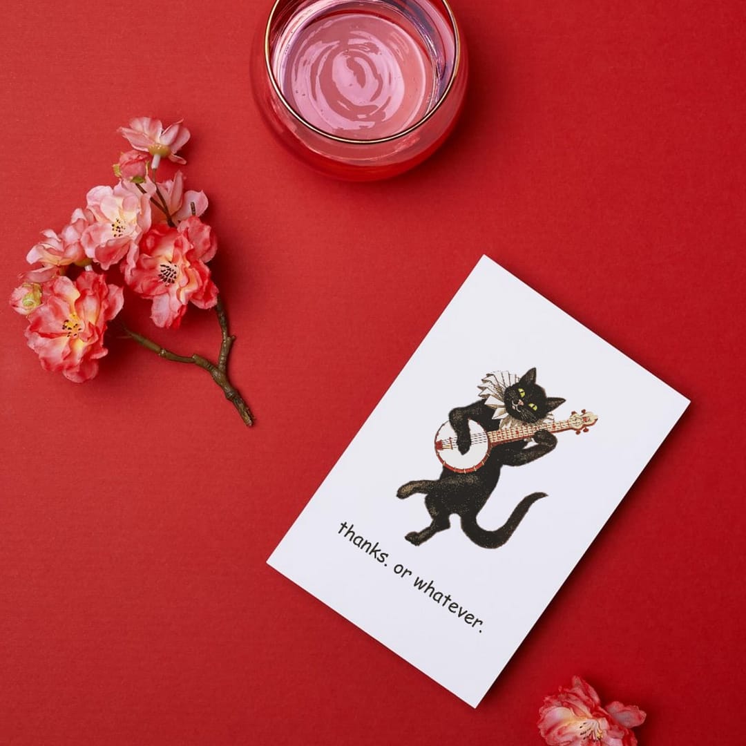 thanks. or whatever. sarcastic thank you card - Image 3