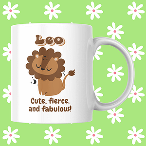 Cosmic Cuties Mug - Leo