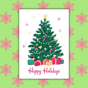 Happy Holidays Christmas Card