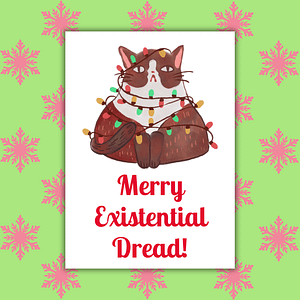Merry Existential Dread Christmas Card