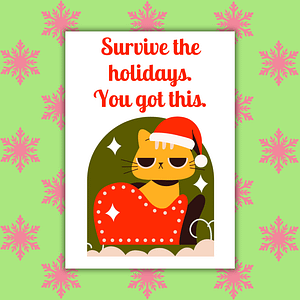Survive the Holidays Christmas Card