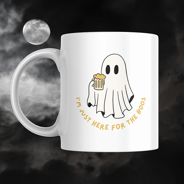I'm Just Here For The Boos Halloween Mug - Image 2