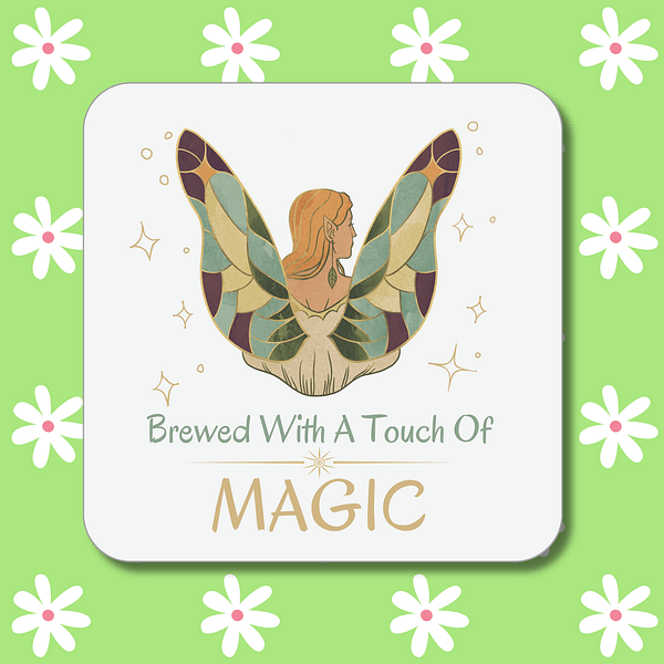 Brewed With Magic Coaster