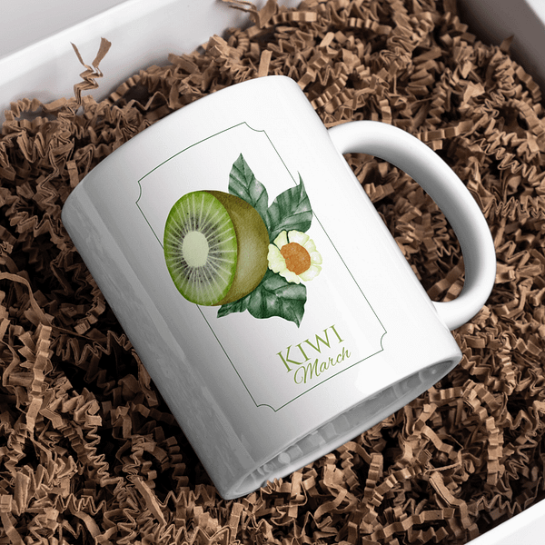 Fruit Of The Month Mug - March, Kiwi - Image 2