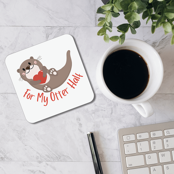 My Otter Half Coaster - Image 2