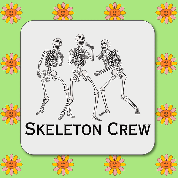 Skeleton Crew Halloween Coaster