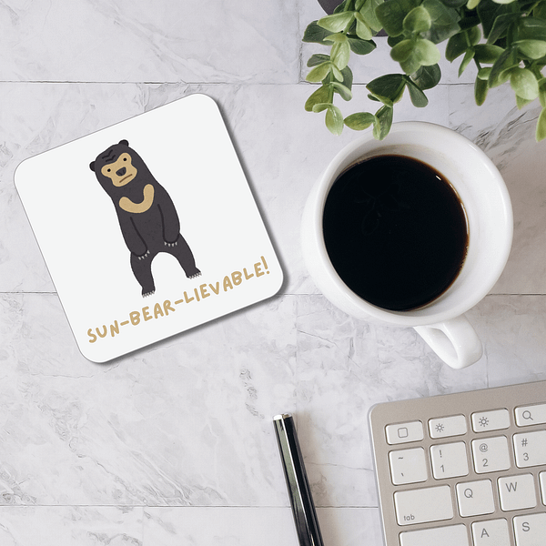 Sun-bear-liveable Coaster - Image 2