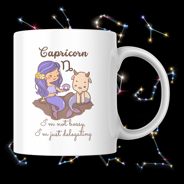 Astrology Attitudes Mug - Capricorn - Image 2