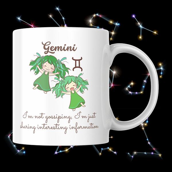 Astrology Attitudes Mug - Gemini - Image 2