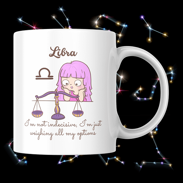 Astrology Attitudes Mug - Libra - Image 2