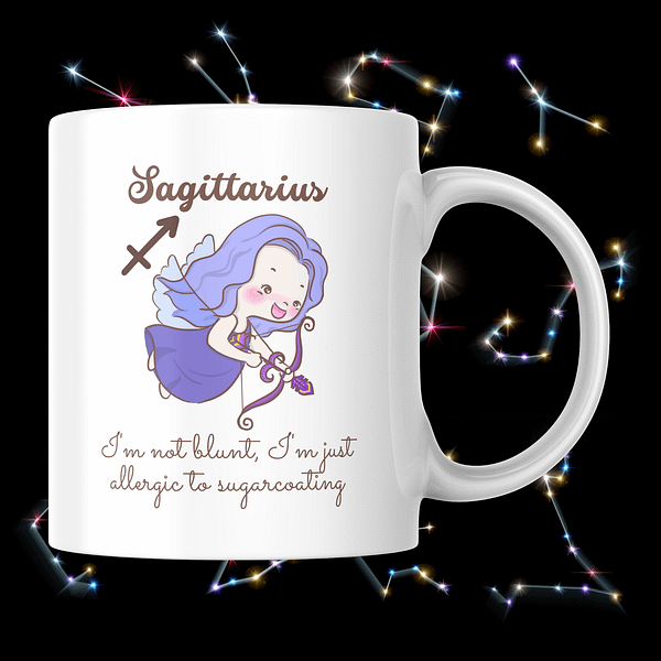 Astrology Attitudes Mug - Sagittarius - Image 2