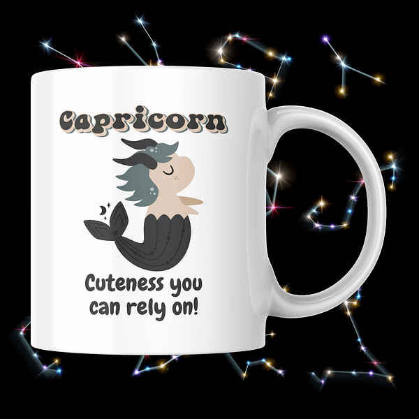 Cosmic Cuties Mug - Capricorn - Image 2