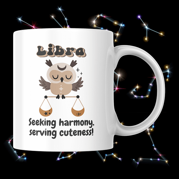 Cosmic Cuties Mug - Libra - Image 2
