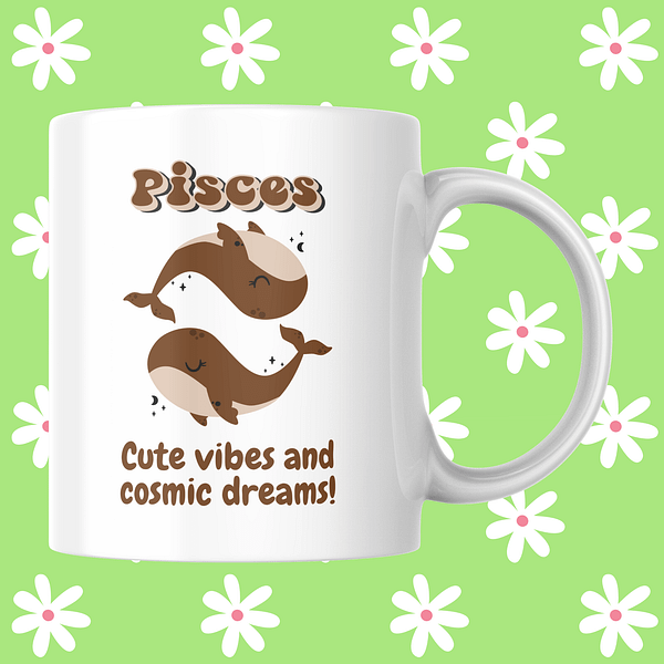 Cosmic Cuties Mug -  Pisces