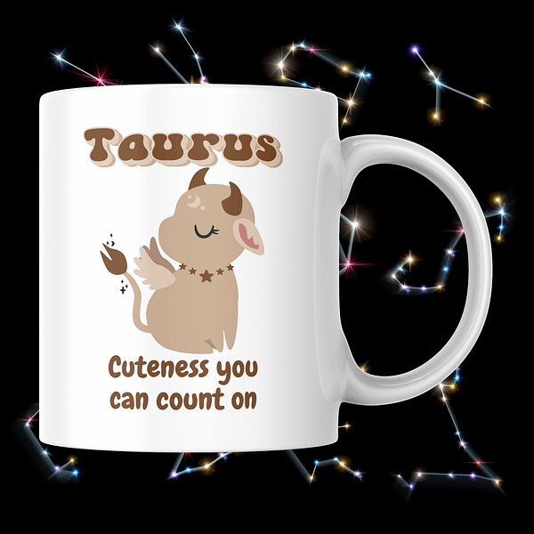 Cosmic Cuties Mug - Taurus - Image 2