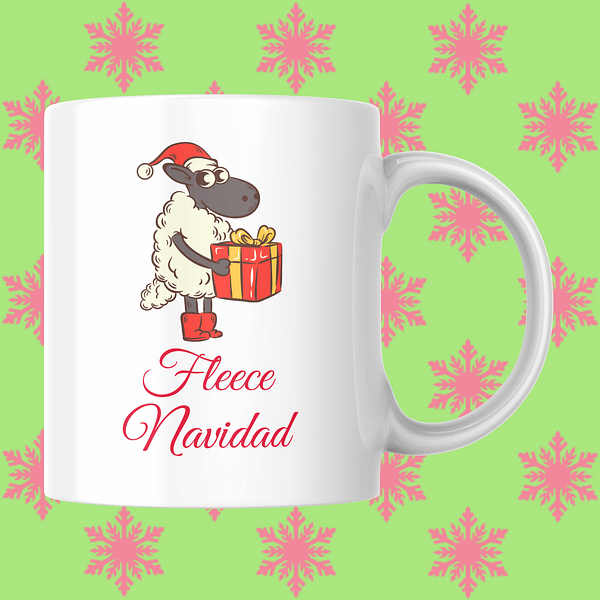 Fleece Navidad Christmas Mug