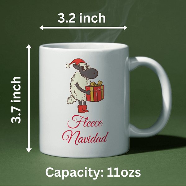 Fleece Navidad Christmas Mug - Image 2