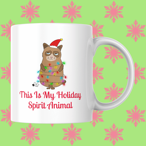 This is My Holiday Spirit Animal Christmas Mug