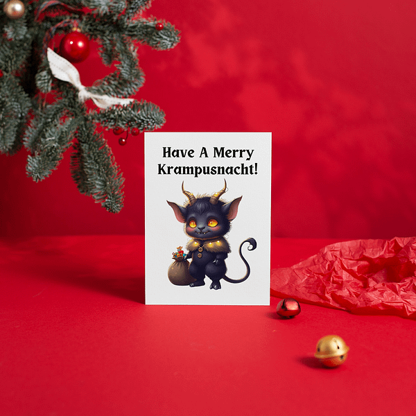Merry Krampusnacht Christmas Card - Image 2