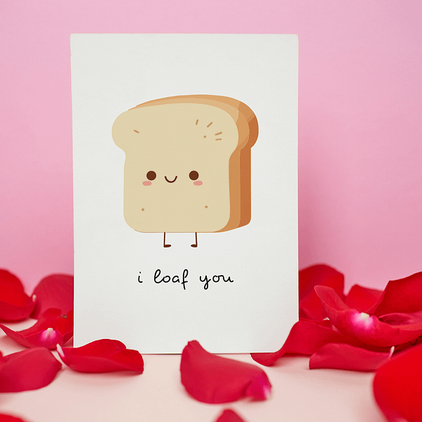 I Loaf You Romantic Card - Image 2
