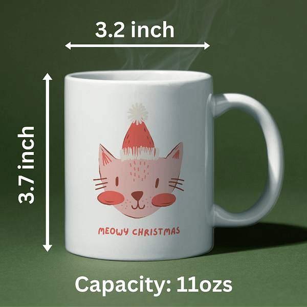 Meowy Christmas Mug - Image 2