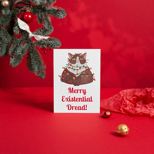 Merry Existential Dread Christmas Card - Image 2