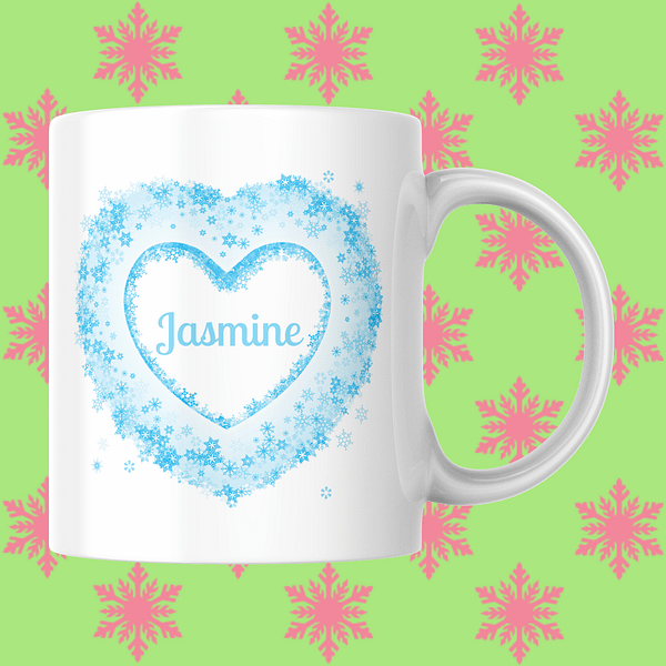 Personalised Snowflake Mug