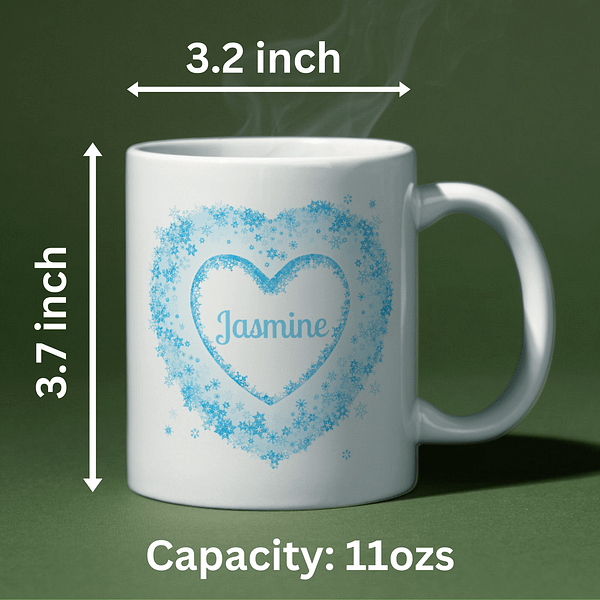 Personalised Snowflake Mug - Image 2