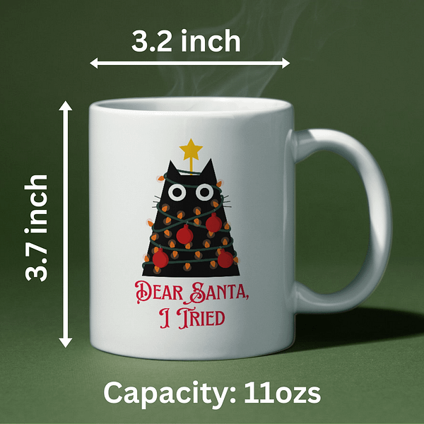 Dear Santa, I Tried Christmas Mug - Image 2