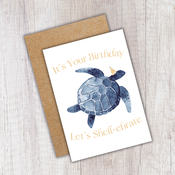 Let's Shell-ebrate Turtle Birthday Card - Image 2