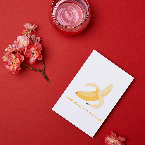 I Think You Are Very A-peeling Romantic Card - Image 2