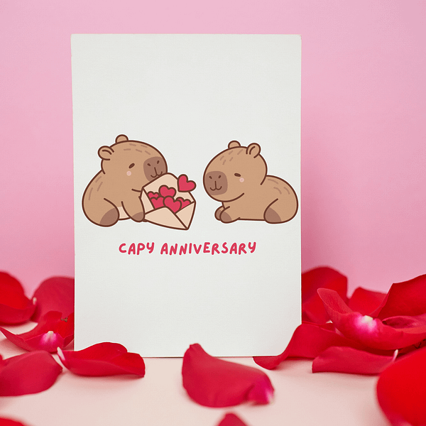 Capy Anniversary Capybara Card - Image 2