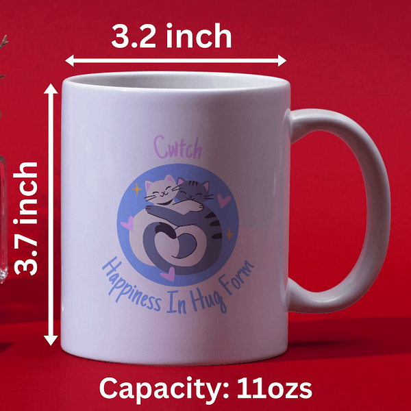 Cwtch Cat Welsh Mug - Image 2