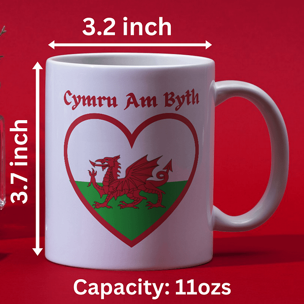 Cymru Am Byth Welsh Mug - Image 2