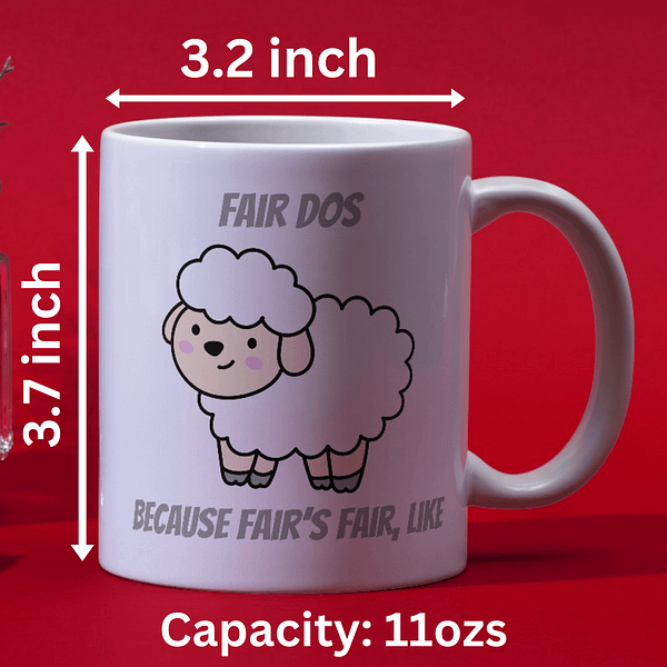 Fair Dos, Cause Fair's Fair Welsh Mug - Image 2