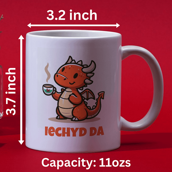 Iechyd Da Welsh Mug - Image 2