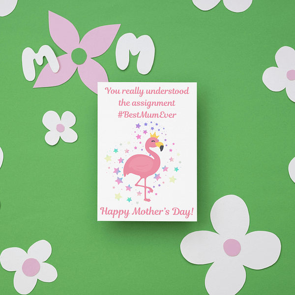 You Understood the Assignment Mother's Day Card - Image 2