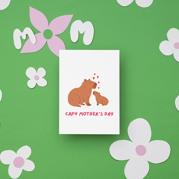 Capy Mother's Day Card - Image 2