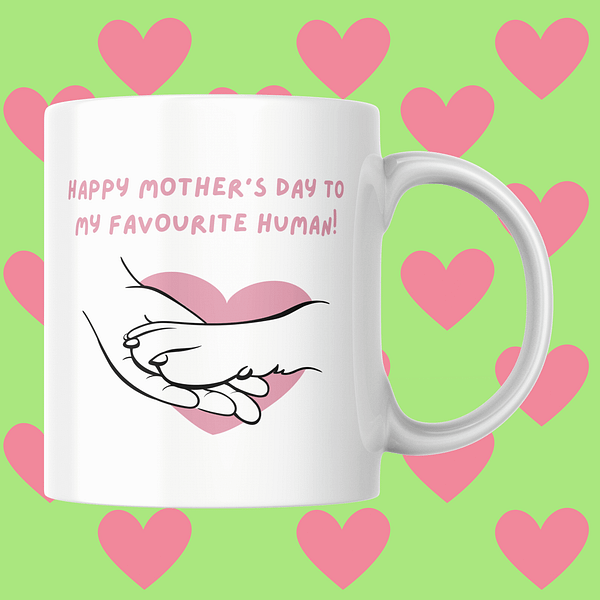 Happy Mother's Day Favourite Human Mug