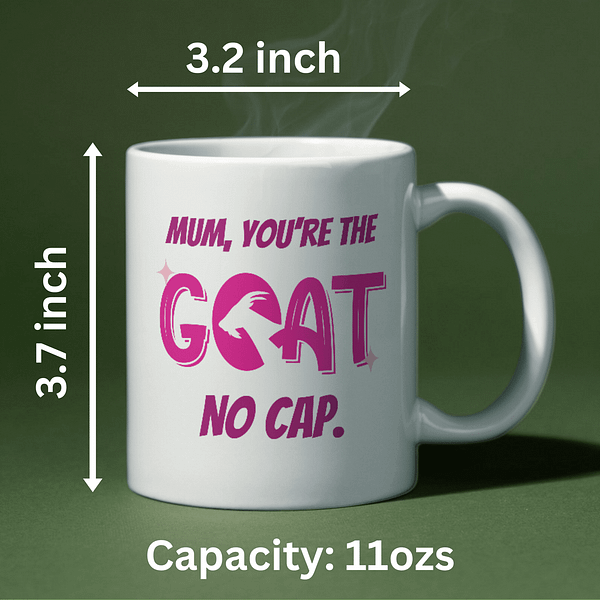 Mum You're the GOAT Mother's Day Mug - Image 2