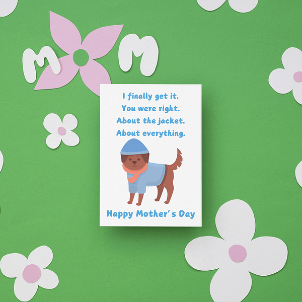 You Were Right About Everything Funny Mother's Day Card - Image 2
