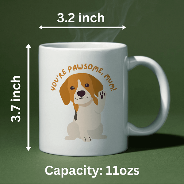 You're Pawsome Mum Mother's Day Mug - Image 2