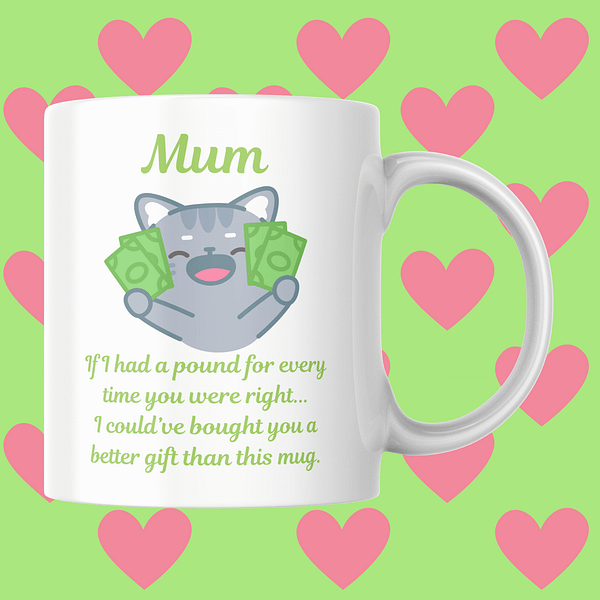 If I Had a Pound Every Time You Were Right Mother's Day Mug