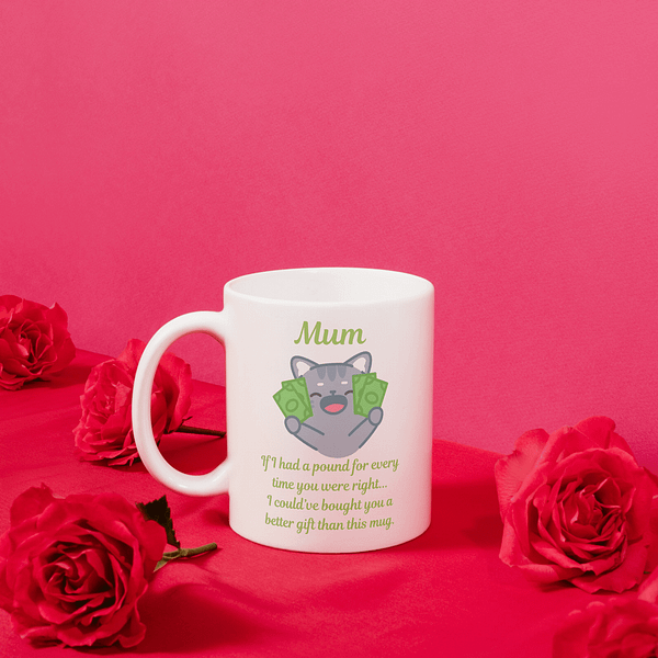If I Had a Pound Every Time You Were Right Mother's Day Mug - Image 2