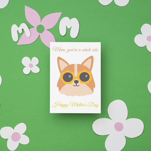 Mum You're a Whole Vibe Mother's Day Card - Image 2