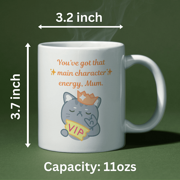Main Character Energy Mother's Day Mug - Image 2